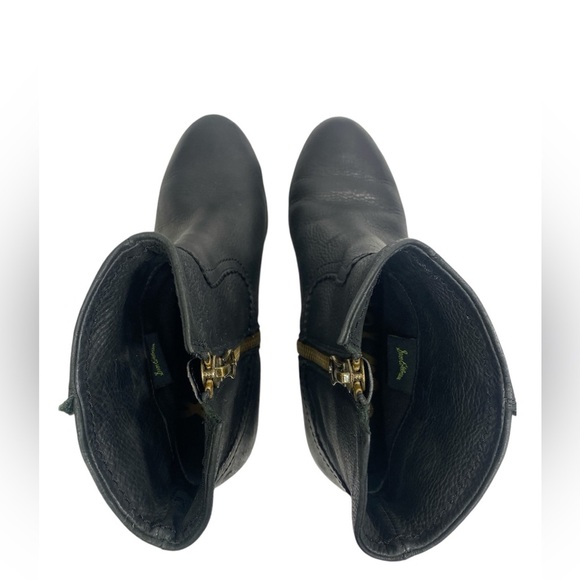 Sam Edelman Louie Black Leather Fringe Bootie Size 8 - Picture 8 of 14